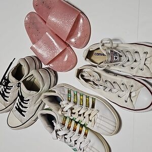 Bundle of Converse & Sneaker Sandal Shoes Size 1-5 #L-53